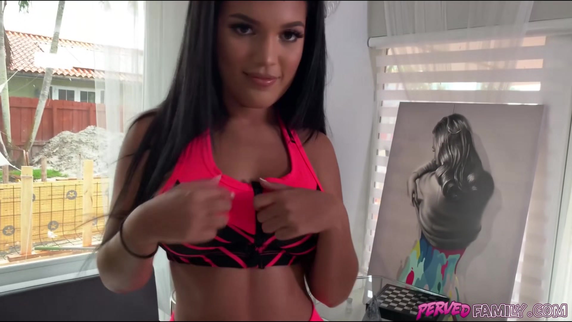 Damn stepsis. I love watching you work out!