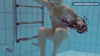 Amateur Lastova continues her swim