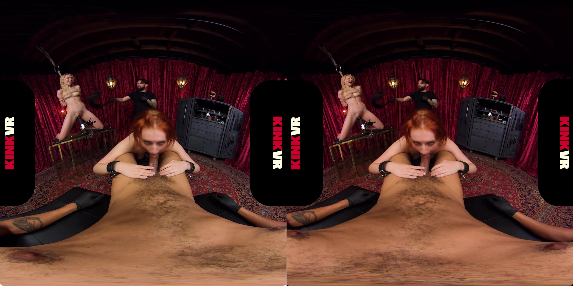 Chloe Cherry & Maya Kendrick in Obedient Cockslut - KinkVR