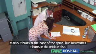 FakeHospital Doctor eases voluptuous patients back pain with his talent