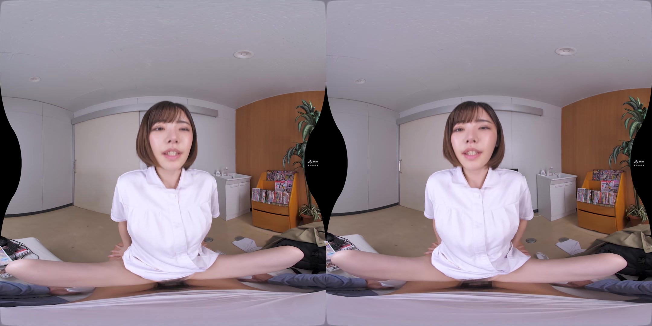 Eimi Fukada - The AV Actress Showed up to Help in the Semen Collection Room - DANDY