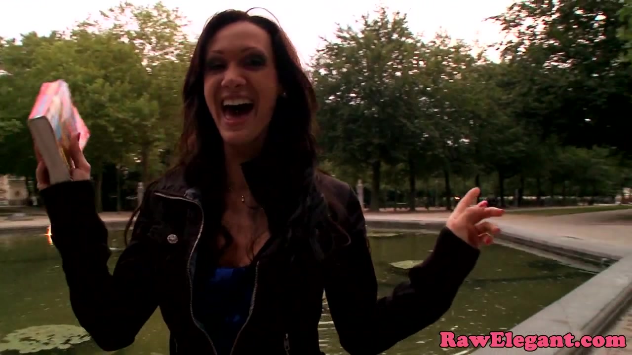 Doggystyled glam eurobabe loves black cock