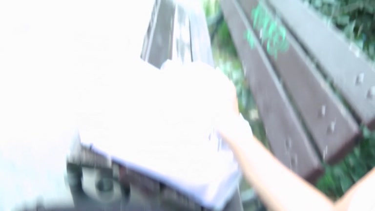 Fuck young brunette in Prague in the street