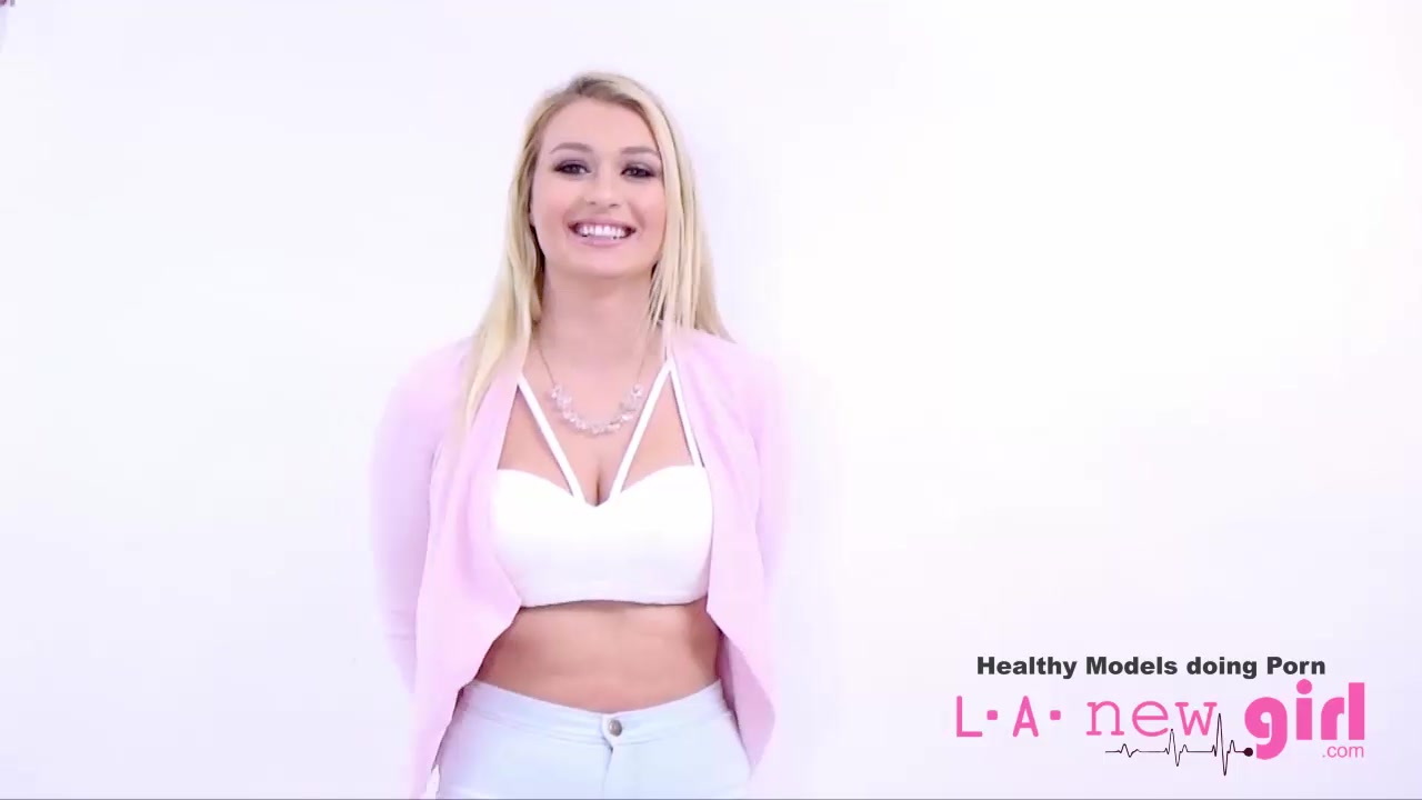 SUPER HOT BLONDE SWALLOWS CUM AT CASTING AUDITION