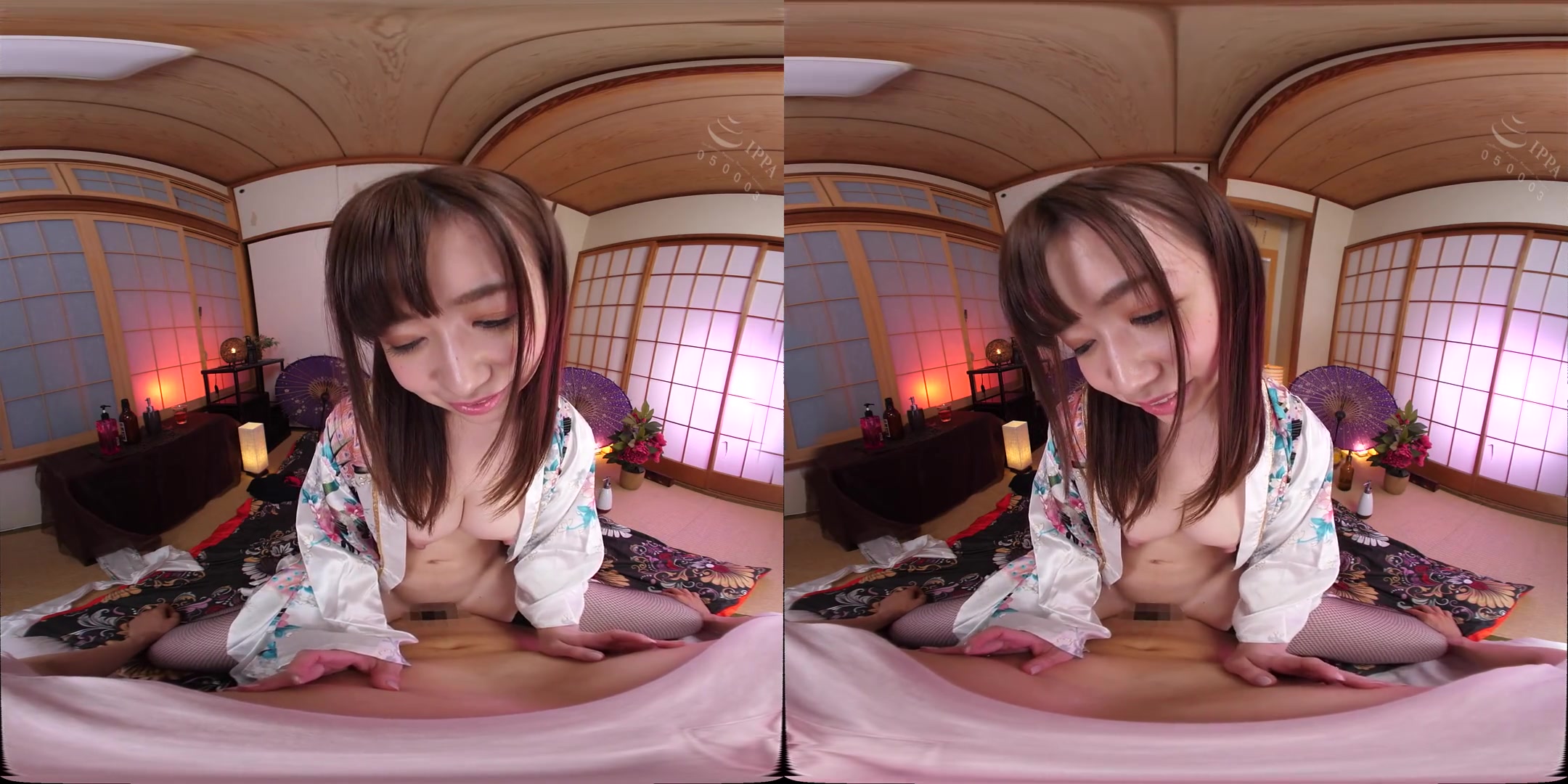 Squeezing her Nipples and Kneading her Breasts; Big Tits JAV Idol One on One