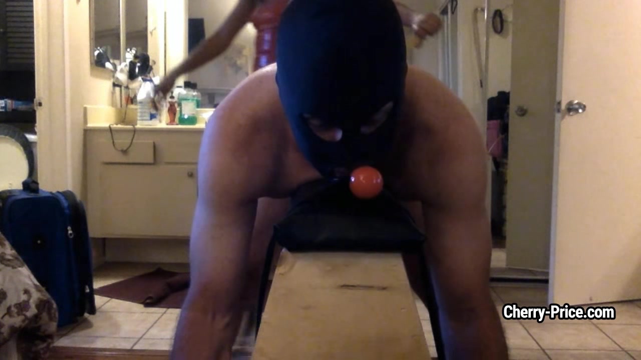 CherryPrice - Sensual Dom In Latex Caning/ Strapping Slave