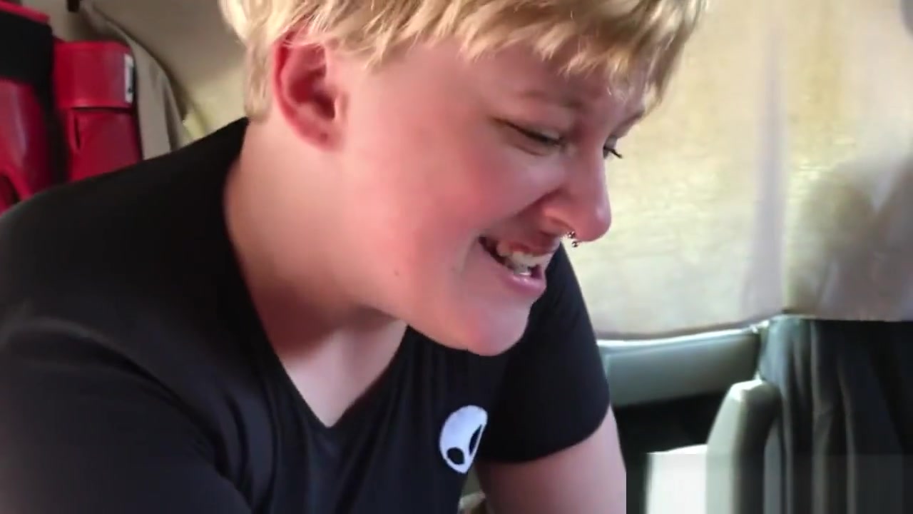 Step daddy's FTM Trans boi Teen (18) Sex slave - New Sex Toy & Blowjob in RV