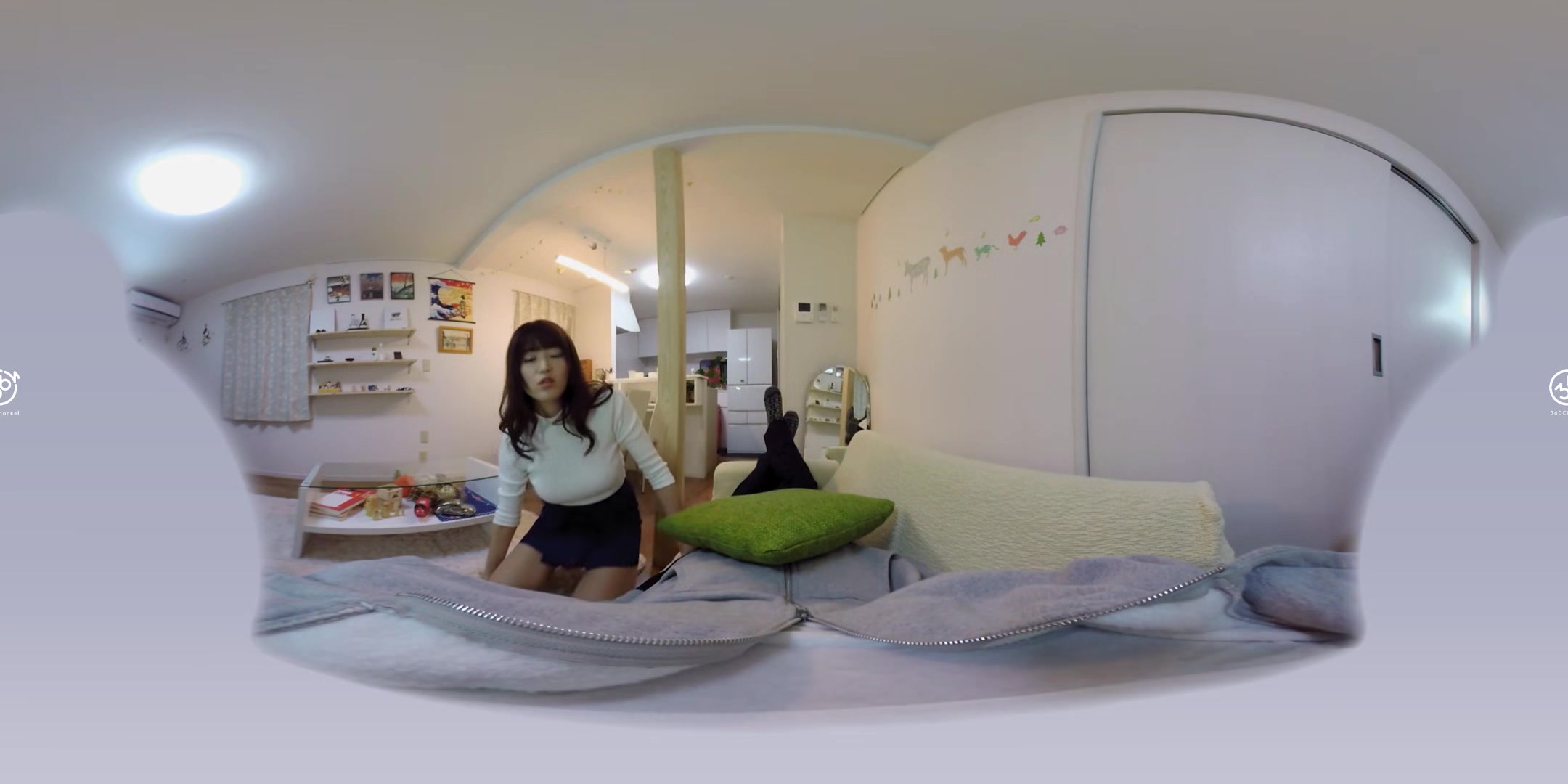 Mai Hakase's Gachi Temptation (Practice Edition); Busty Japanese Babe Solo Softcore Short VR