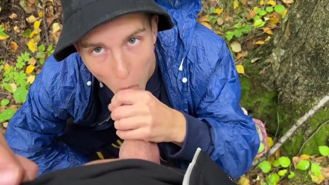 A Stranger Caught A Twink Jerking Off In The Woods And Couldnt Get Past His Ass - 377