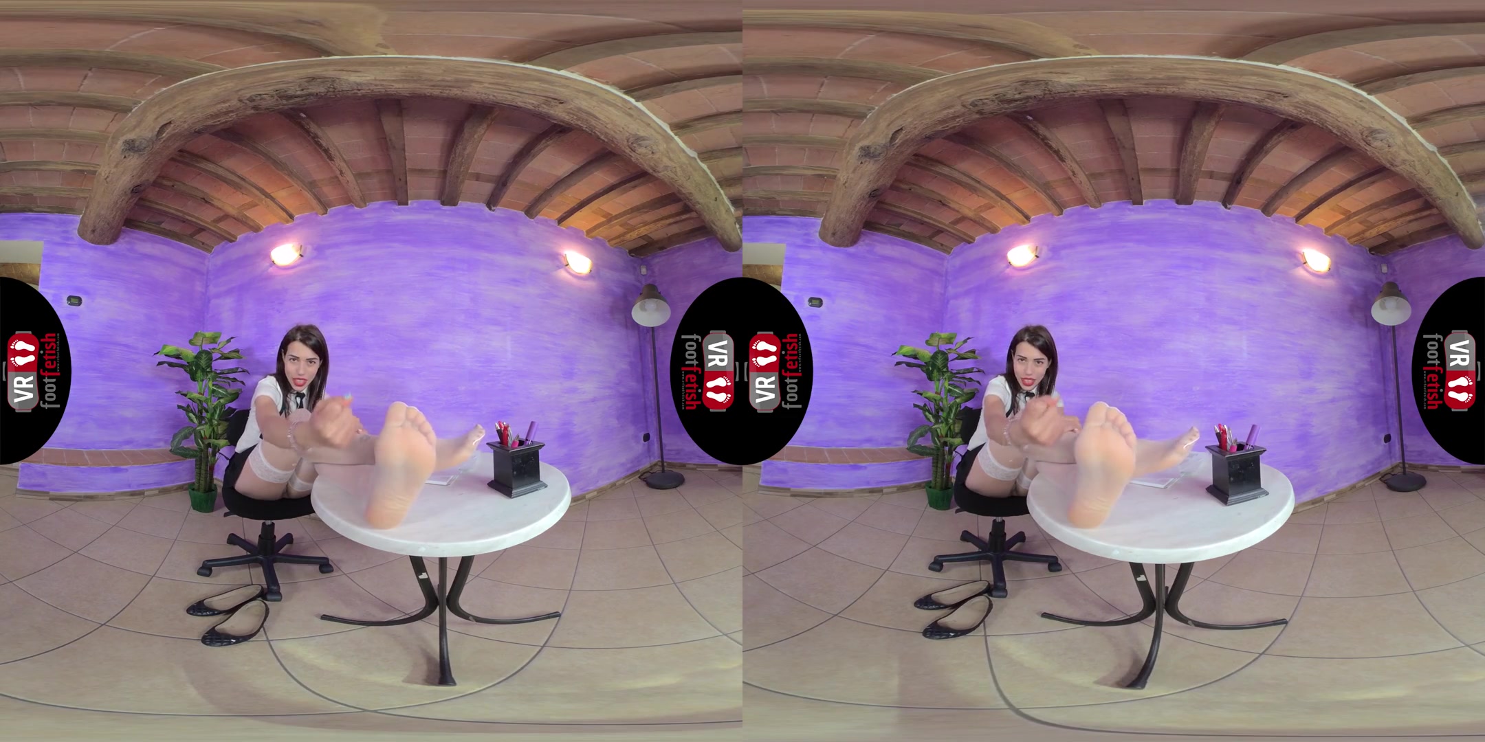 Sexy Petra Lures You With Her Delicious Feet - Nylons Stockings Feet