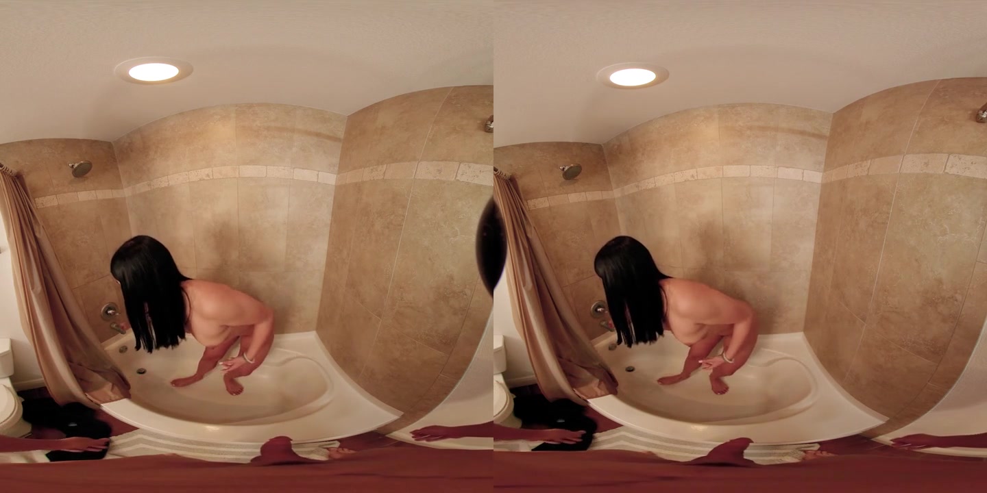 Asian Stepdaughter Seduces Stepdad in Shower, Scene #01