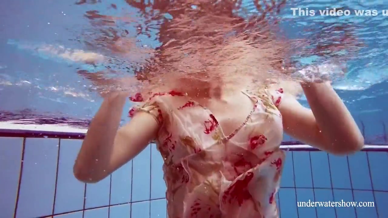 Martina Gorgeous Redhead Teenie Big Tits Swimming