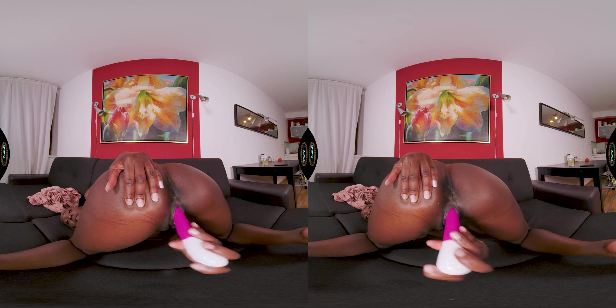 Lazy Afternoon Selfies And Fun On The Couch - Busty Ebony Babe Solo