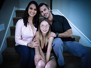 Alexis Zara & Macy Meadows in Lonely Foster Step daughter Offers Her Body - FosterTapes