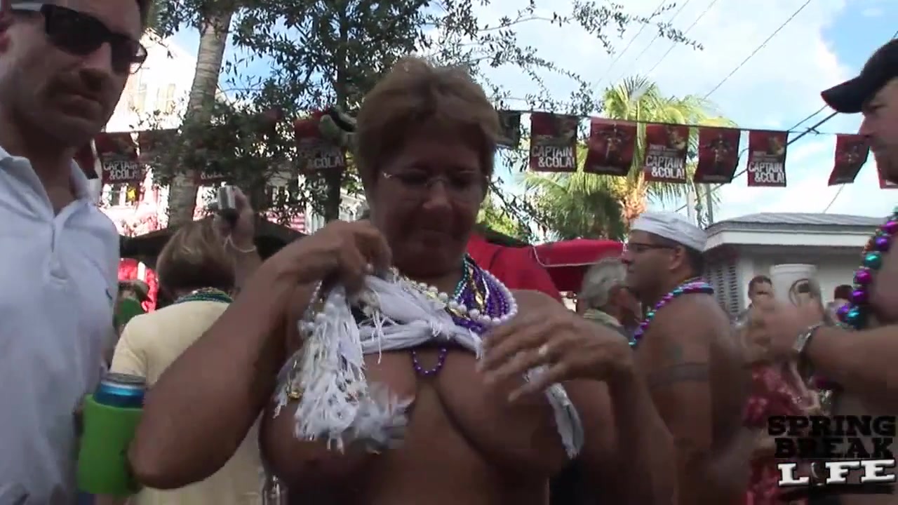 So Many Girls Flashing their Tits and Pussies on the Streets of Key West Florida - SpringbreakLife