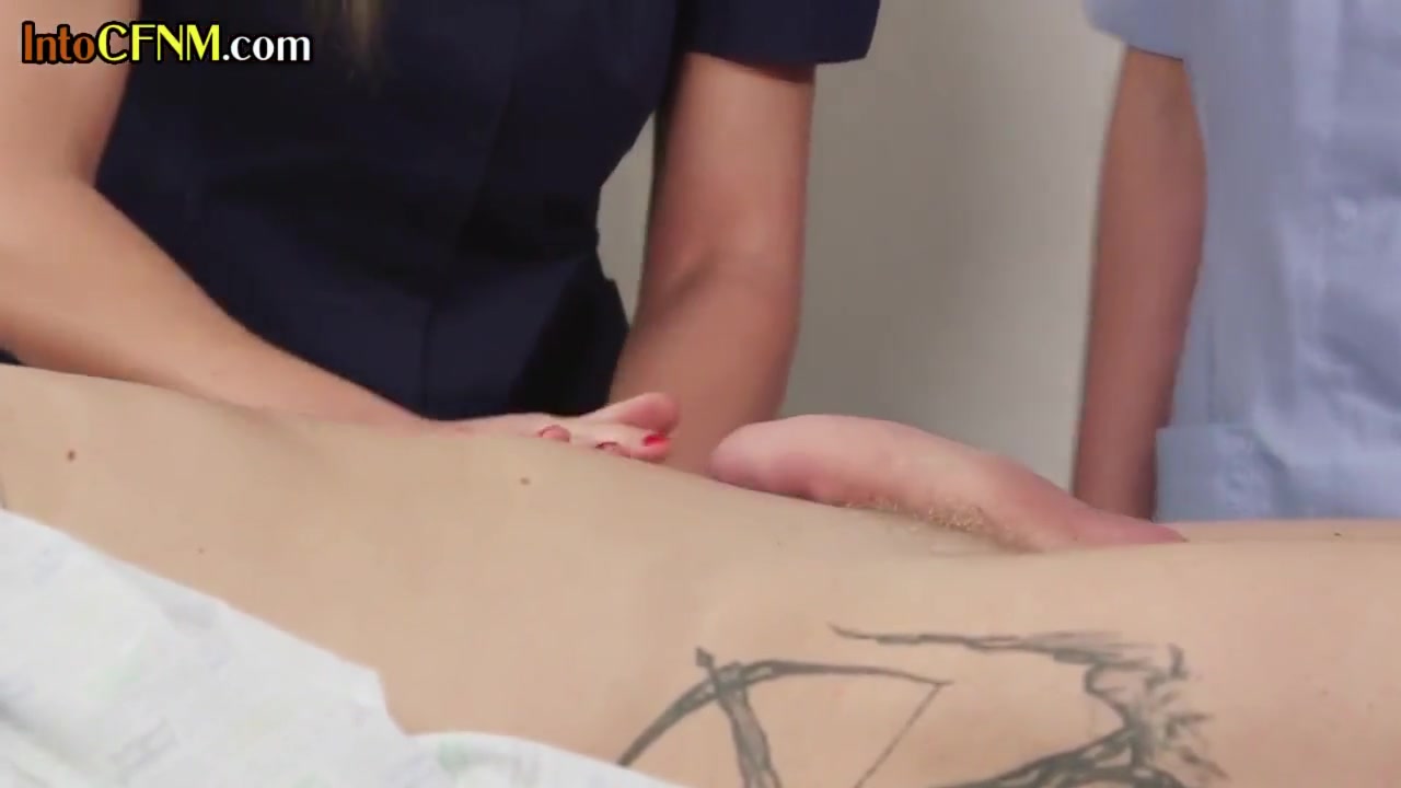 Cfnm Nurses Give Group Bj And Hj Session To Their Patient