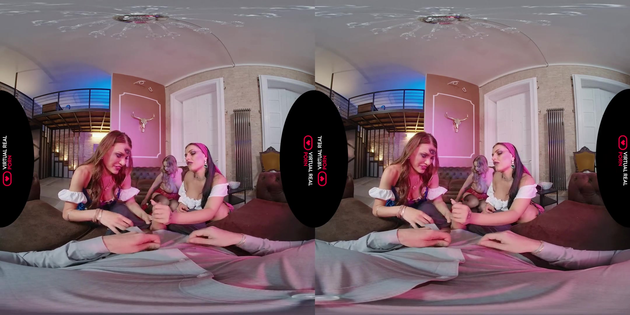 Live Experience - FFFM Foursome Orgy with Big Tits Pornstars