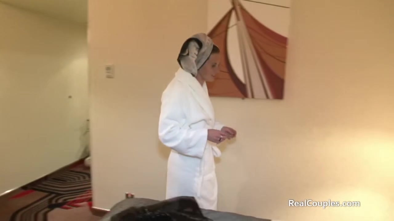 Oiling his Wife up before Giving her Anal