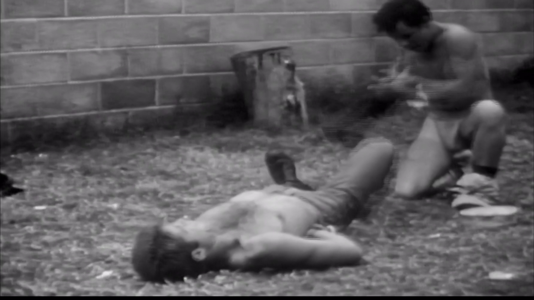 Amateur Homemade Motorcycle Hunk Jocks Thief
