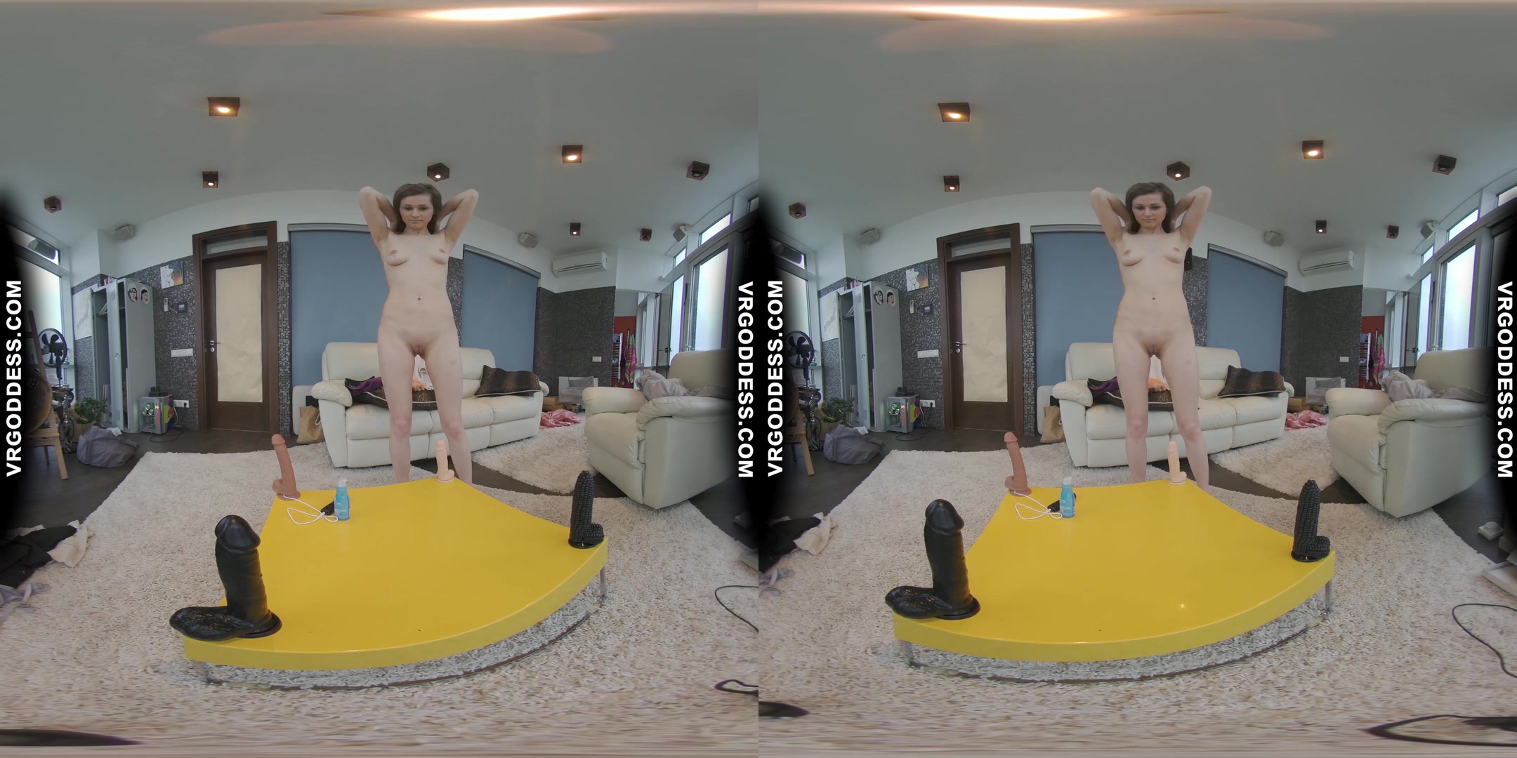 New Girl Josie Plays The Will It Fit Game With Some Brutally Big Dildos