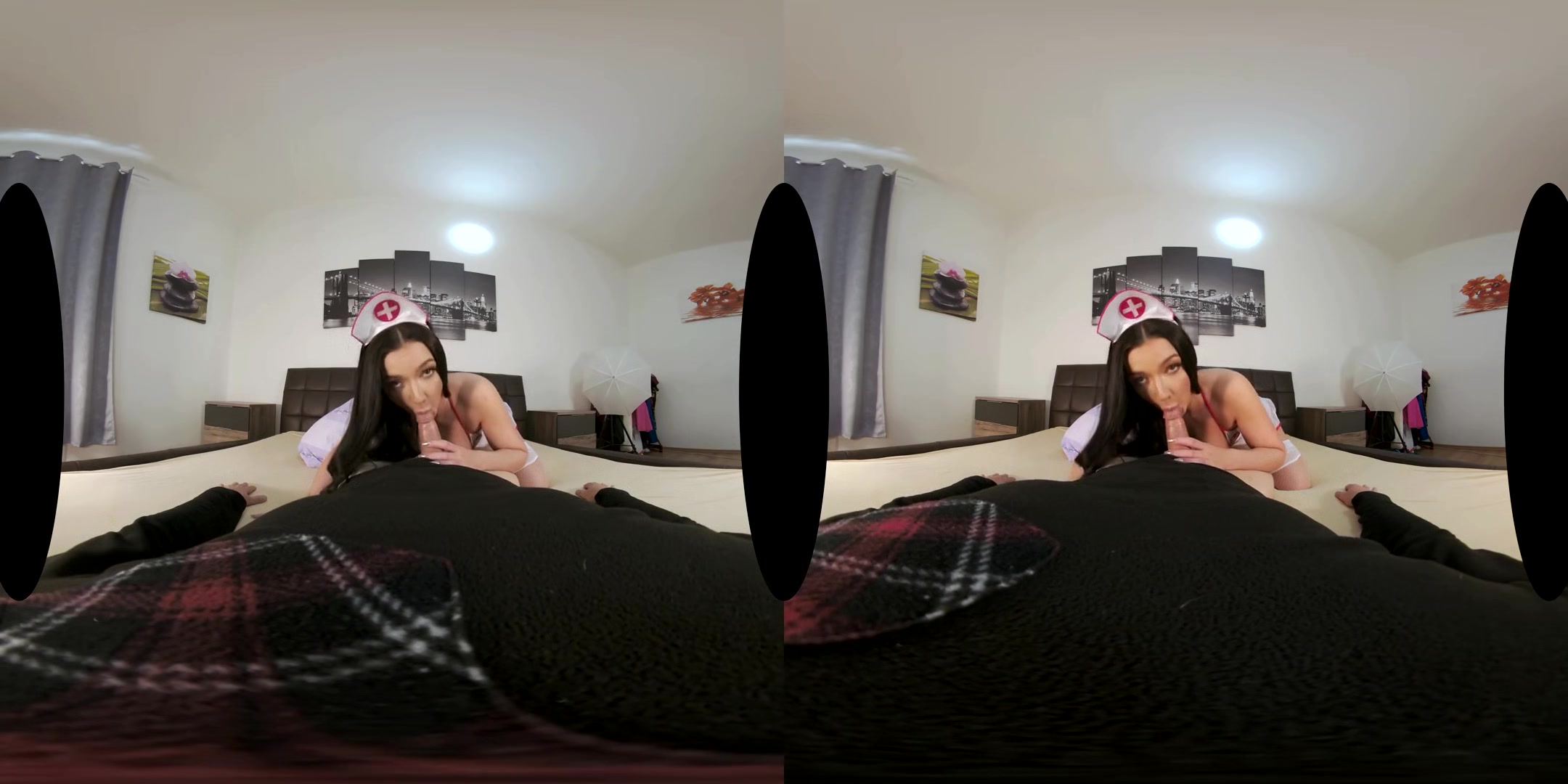 Lady Gang: The Nurse - Big Tits Brunette One on One Hardcore