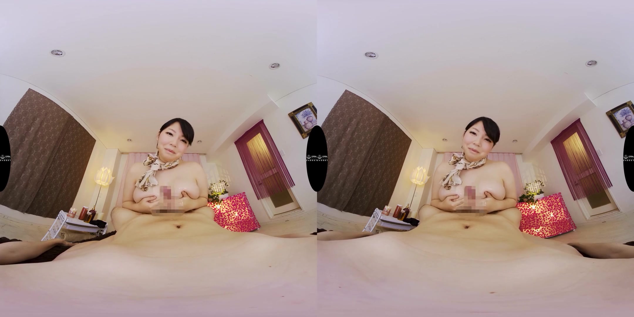 Big Tits Beautician Covered in Oil And Fucking You Until Your Balls are Empty; JAV Idol Massage Parlor
