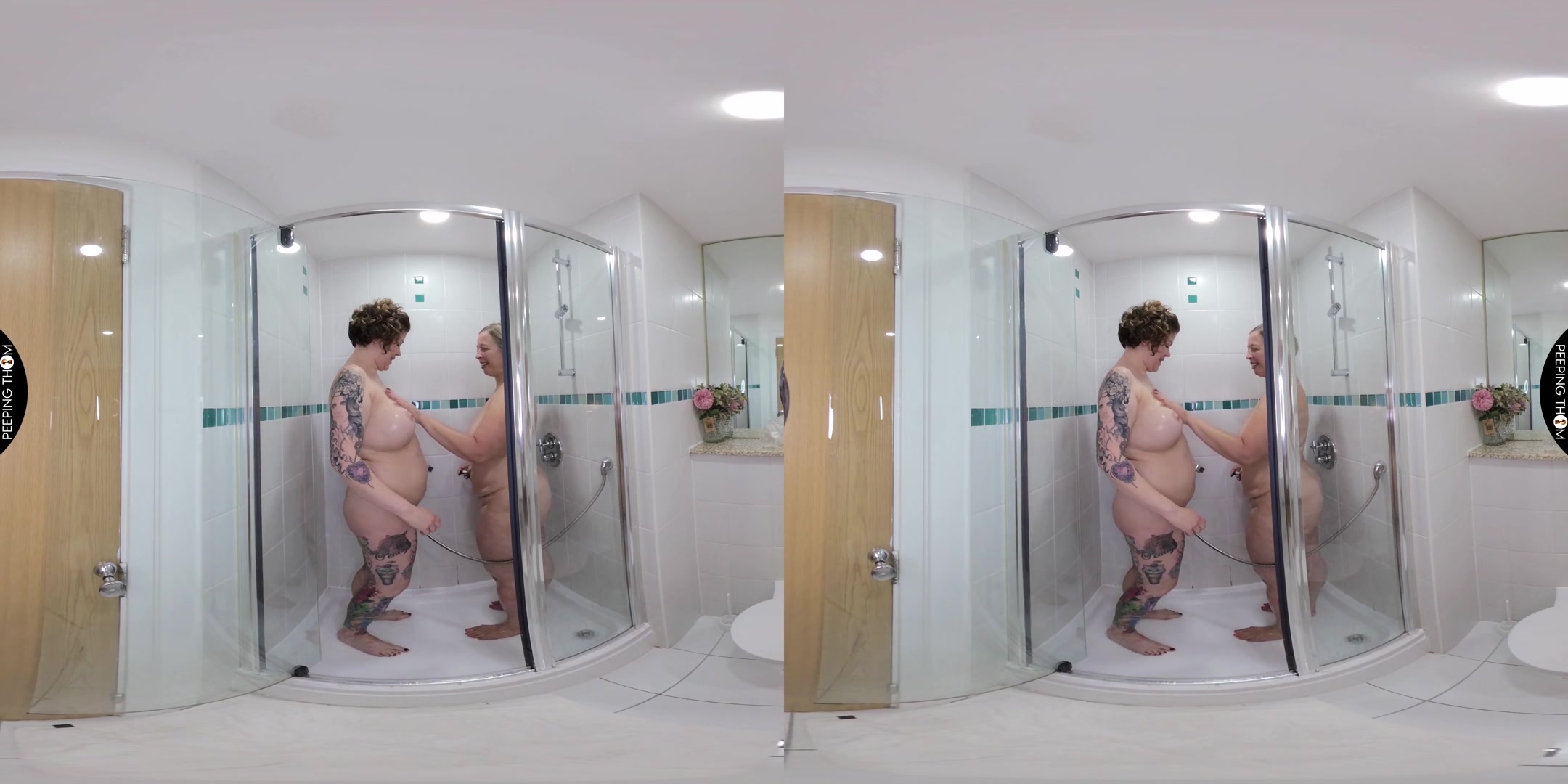 Behind The Scenes Shower - PeepingThom