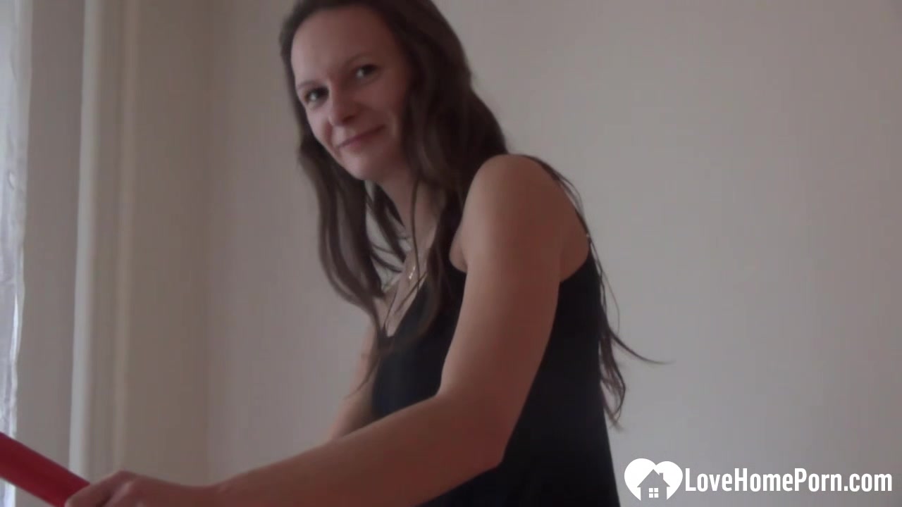 Hot teen 18+ strips her clothes and masturbates