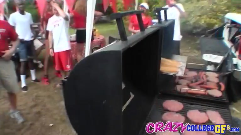 Tara in Team spirit - CrazyCollegeGFs