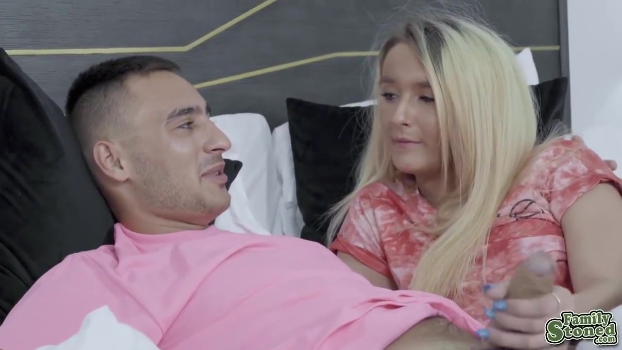 Stepsisters Taking The Studs Hard Dick And Rides Him
