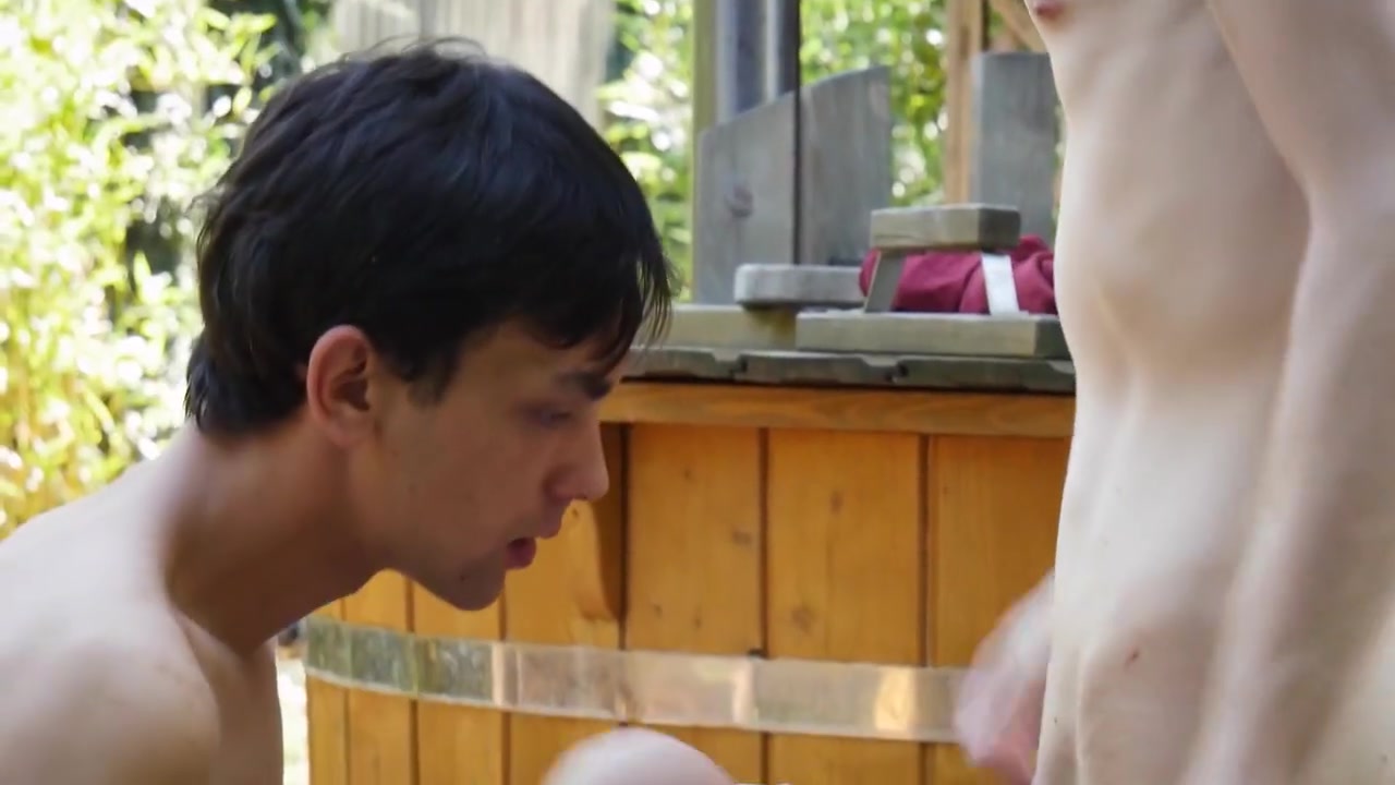Outdoor Twink Boys With Wood Fucking - Carlos Costa And Josh Cavalin