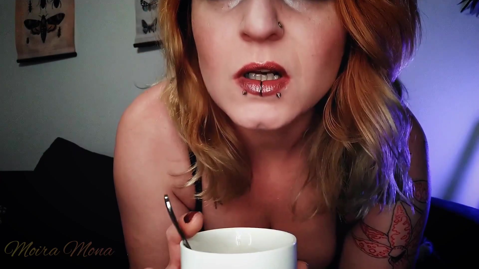 Spit And Shiny Lips