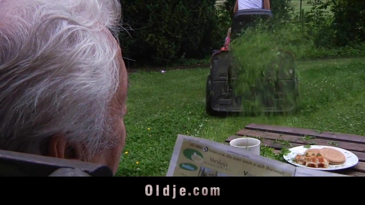 Hot horny teen 18+ hush an angry old man with lustful sex