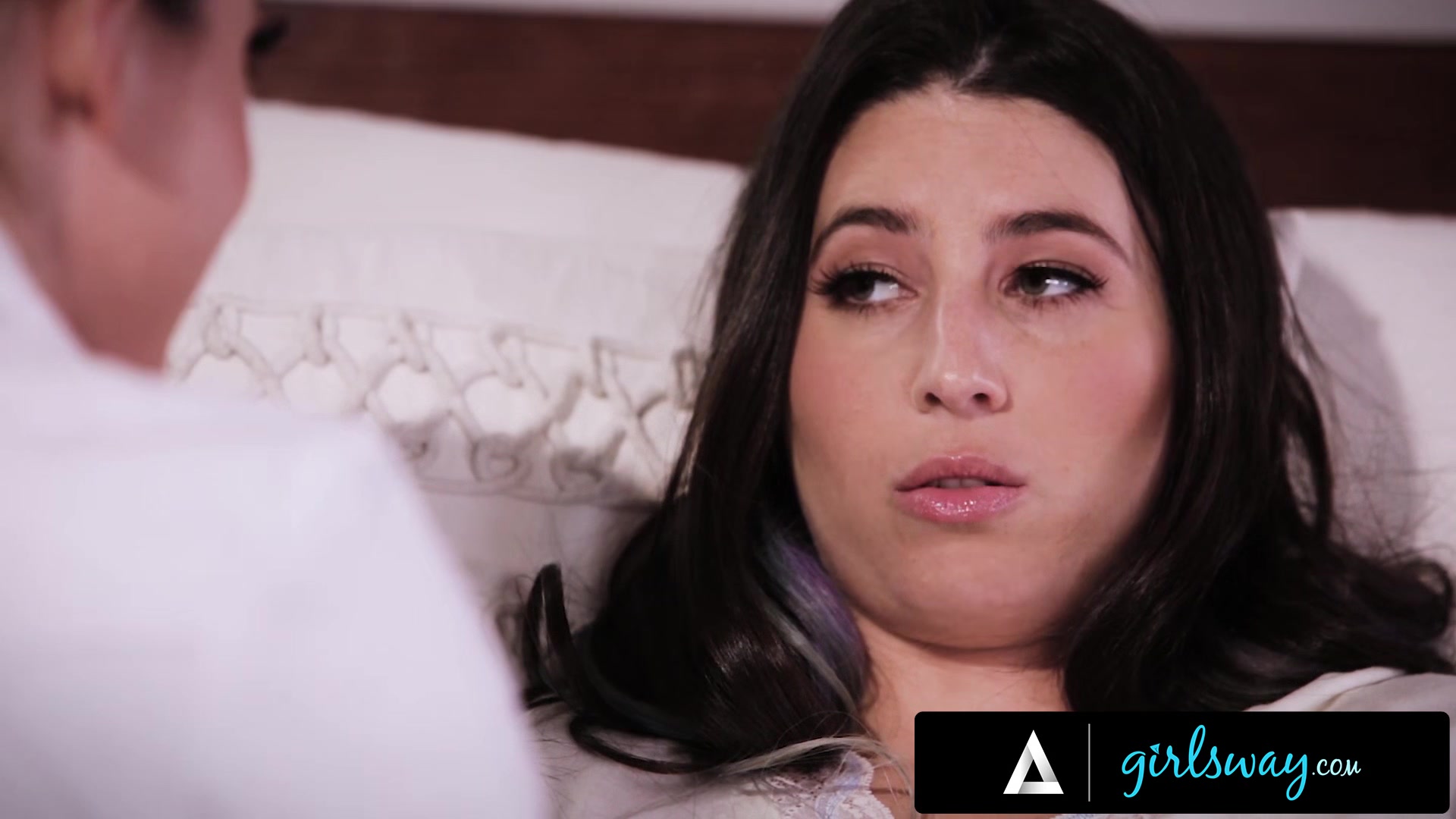 GIRLSWAY Horny Stacked Doctor Angela White RAW FUCKS Grateful Patient Serena Blair
