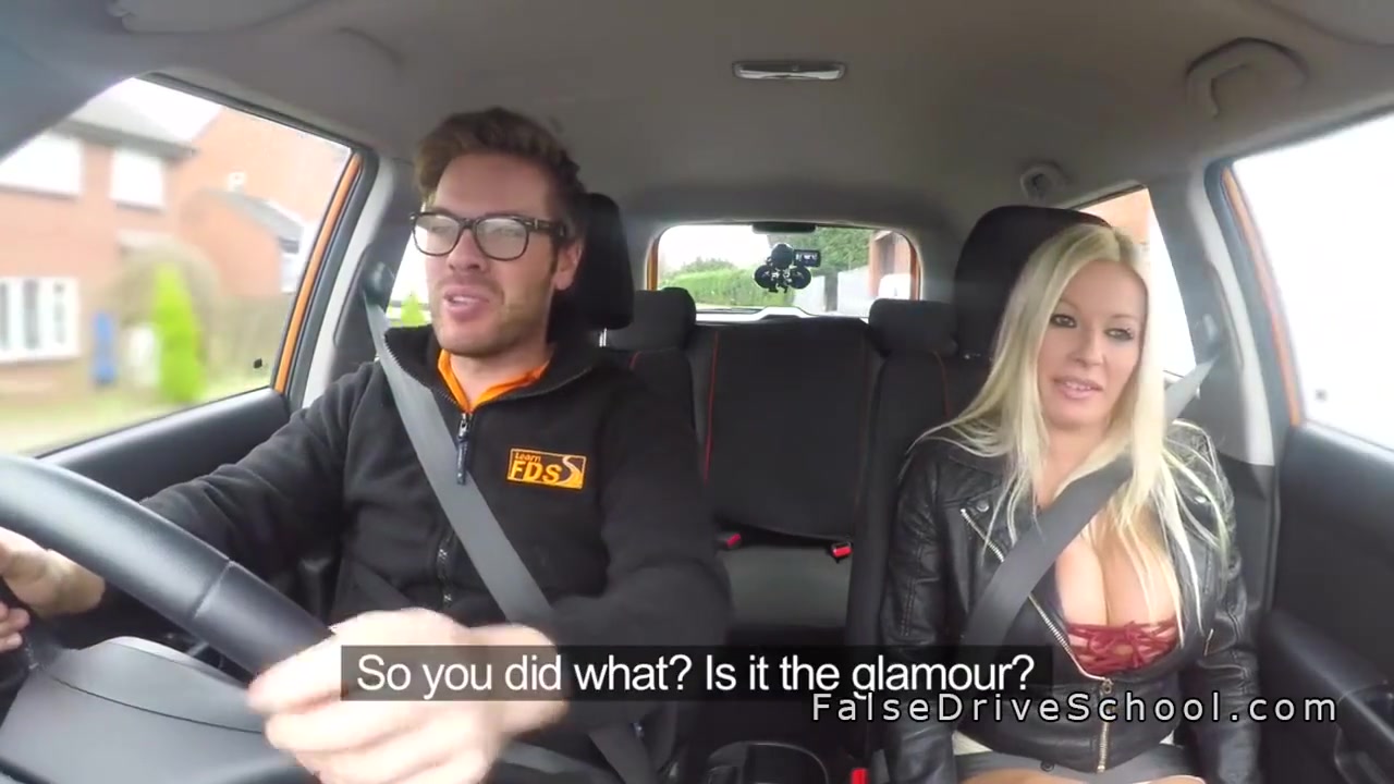 Blonde Milf Bangs In Driving School