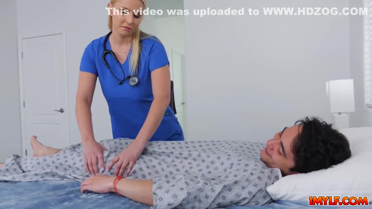 Vanessa Cage In Nurse Vanessa Massaging Patients Penis