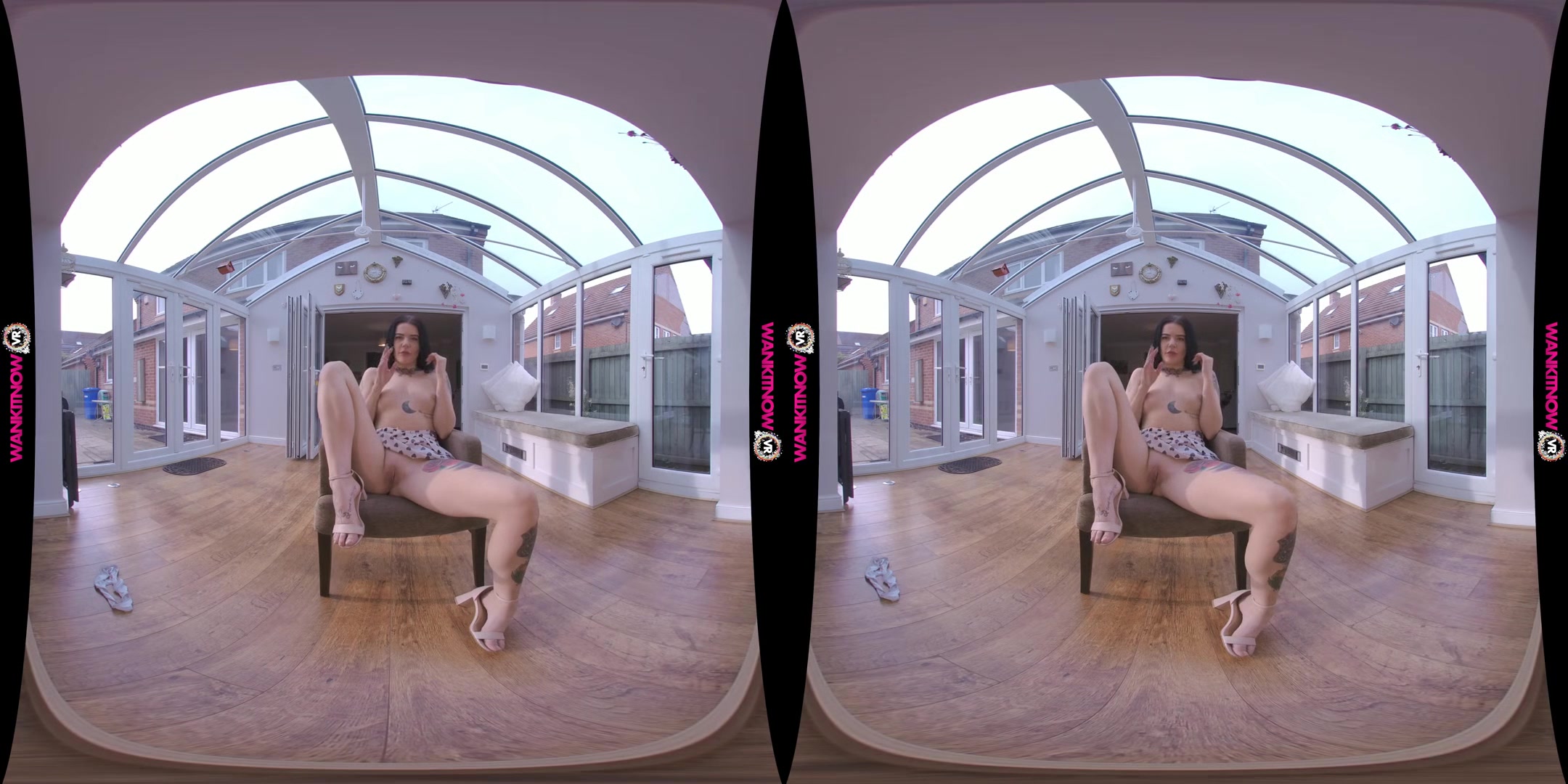 Stand To Attention - Hot British Brunette with Tattoos Solo