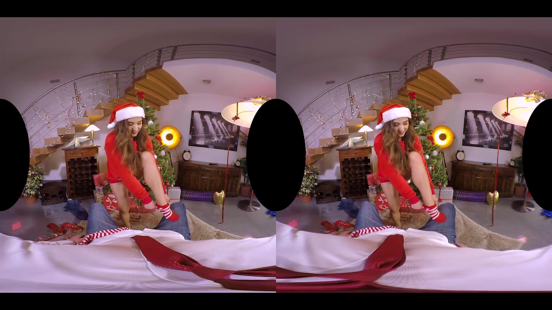 Receiving The Stockings - RealityLovers