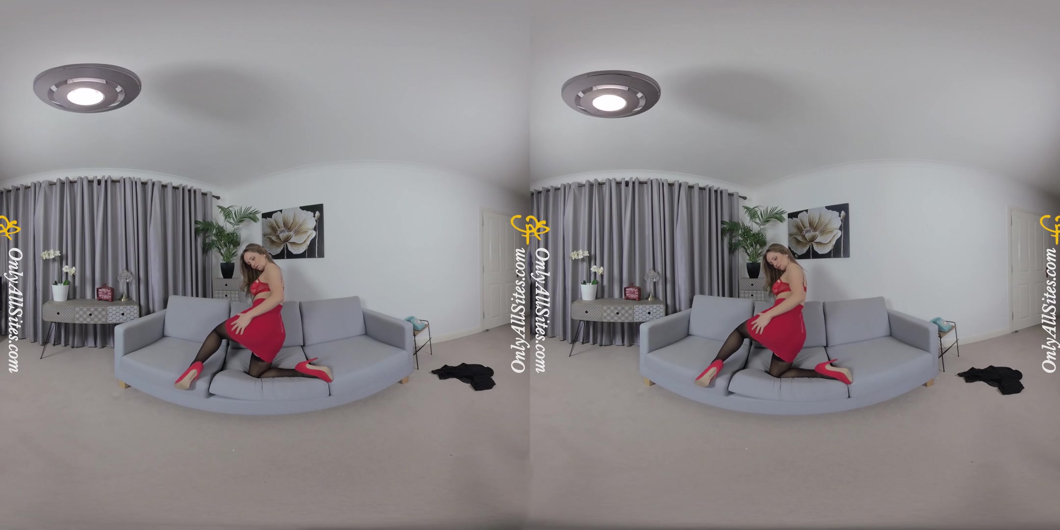 Suzi - Red Lingerie - OnlyTease