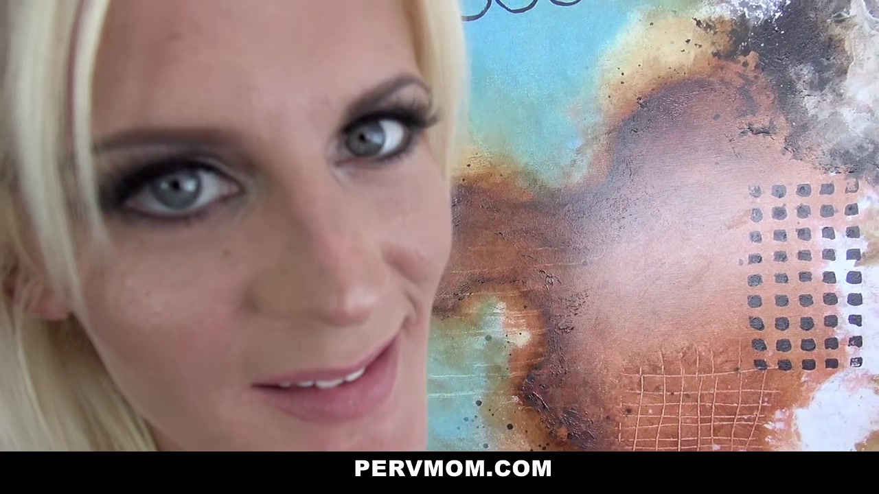 PervMom - Mature Milf Rubs Stepsons Cock