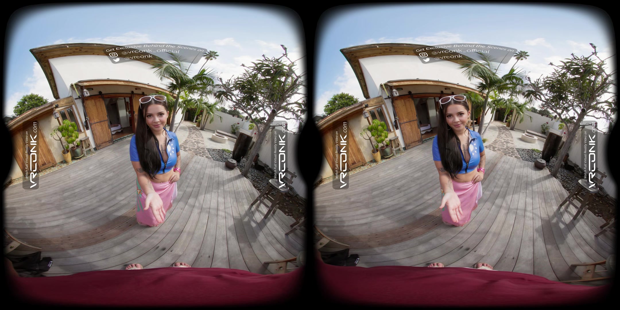 VR Conk Sexy Bella Luna fucks hard In One Piece Nico Robin Parody VR Porn