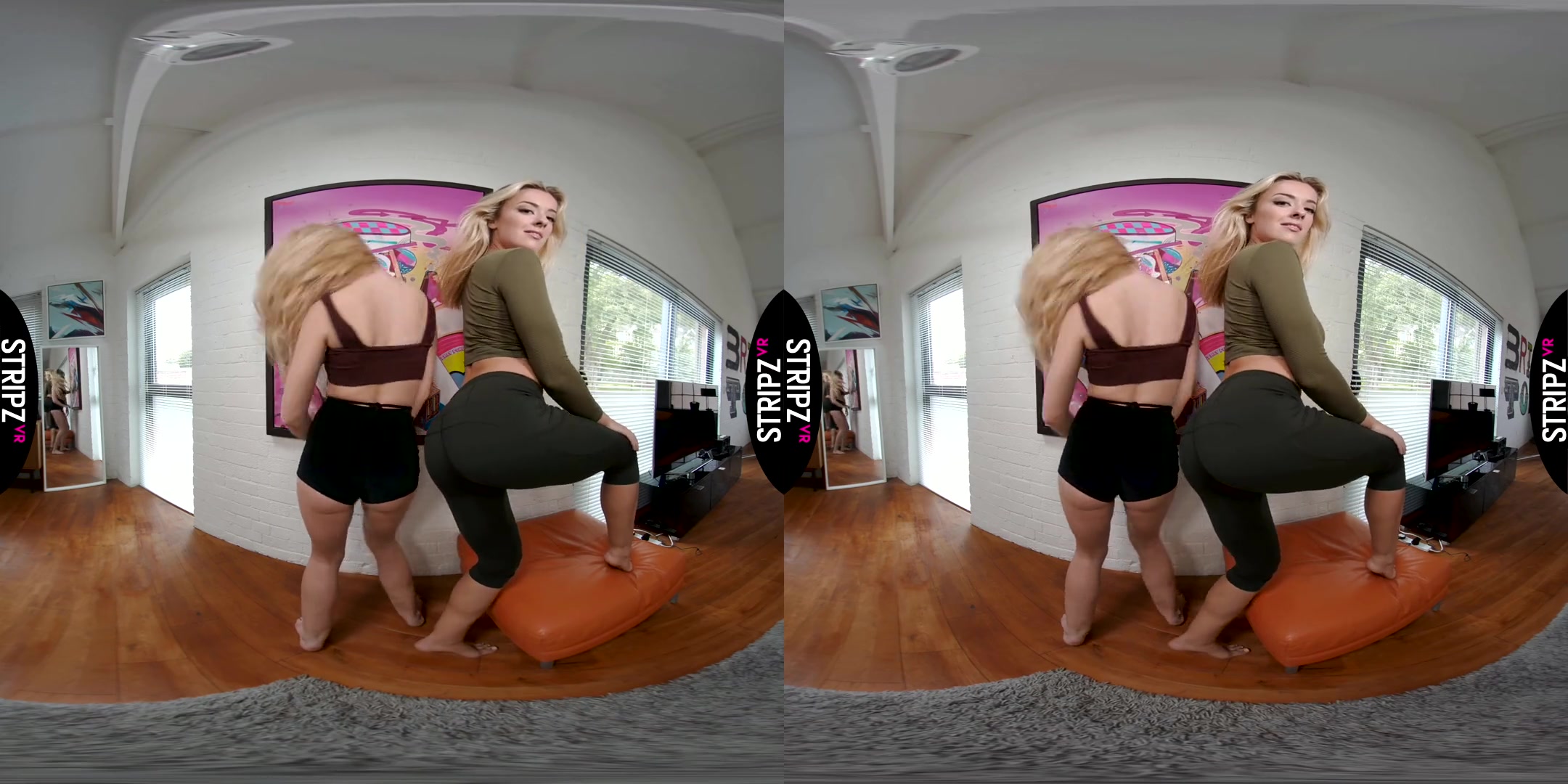 Rosa Brighid & Grace Faerie in Dance Off - StripzVR