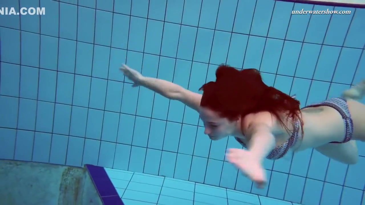 Big Tits Teenie Liza Bubarek Swimming Naked In The Pool