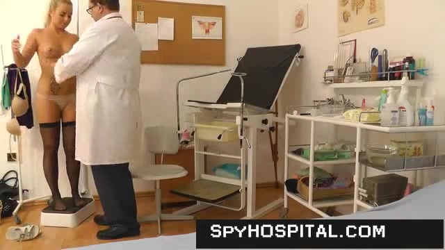 Classy girl at gyno doctor caught on
