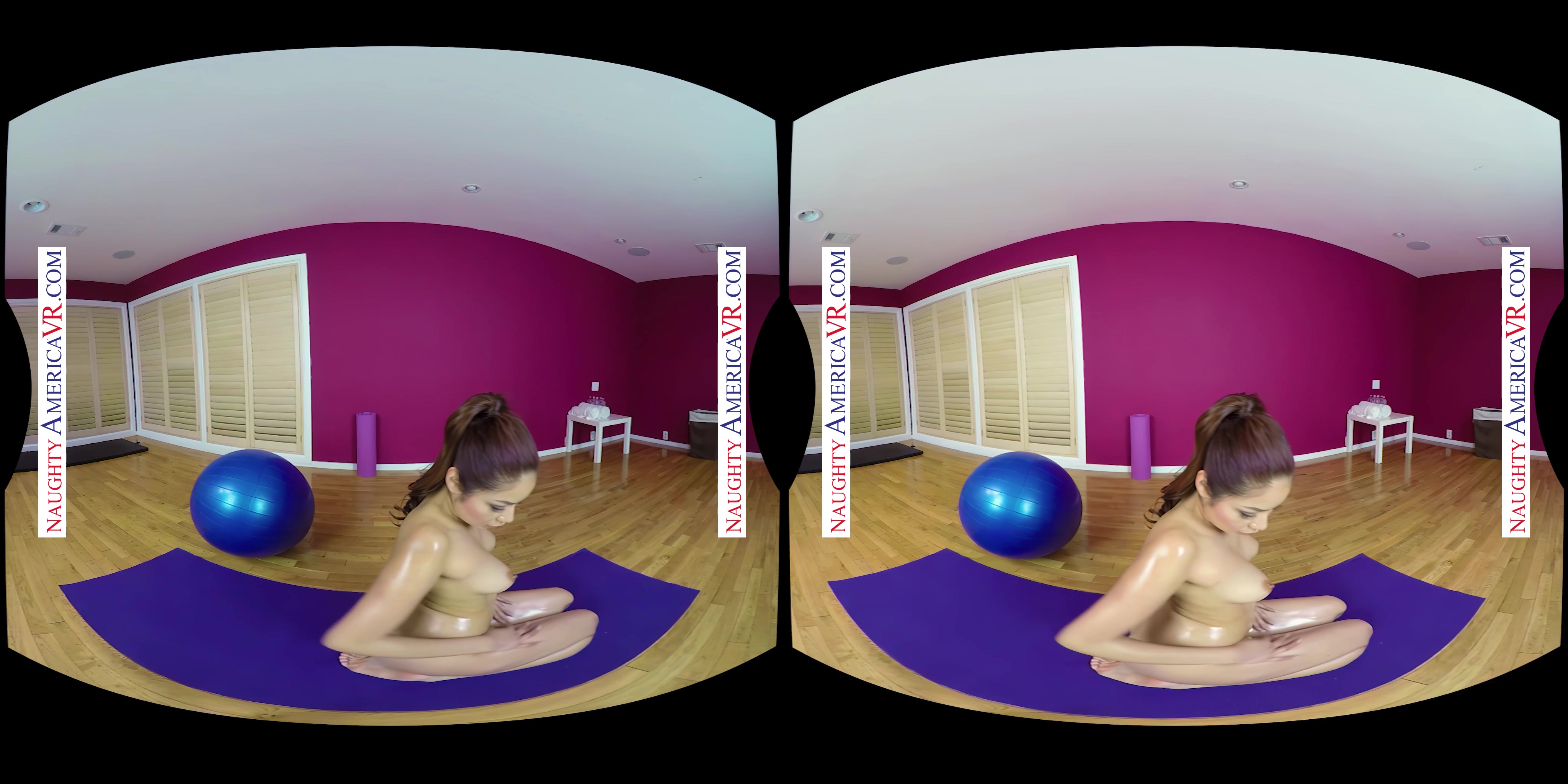 Sami Parker is all ready to go after stretching out in yoga