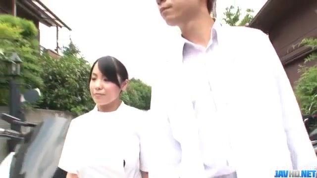 Miho Tsujii, Asian nurse in need for cock in her pussy