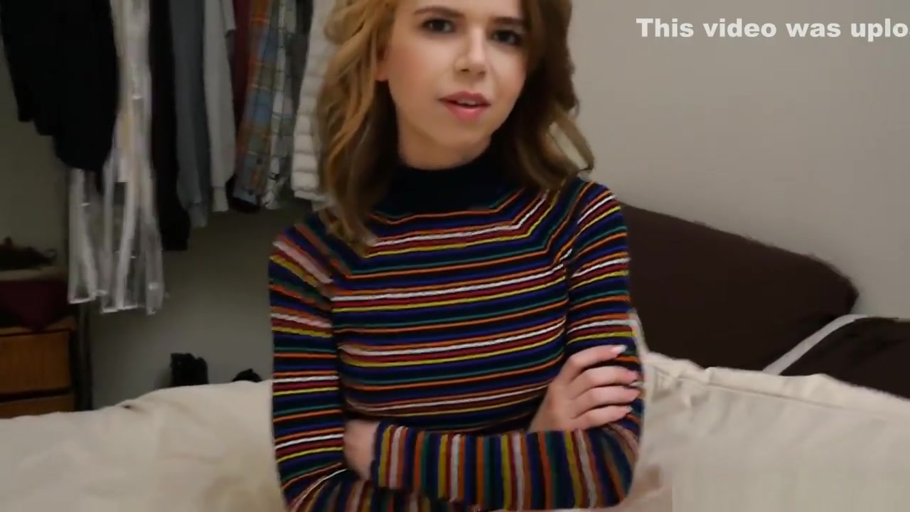 Jealous stepbrother blackmails his teen 18+ stepsister