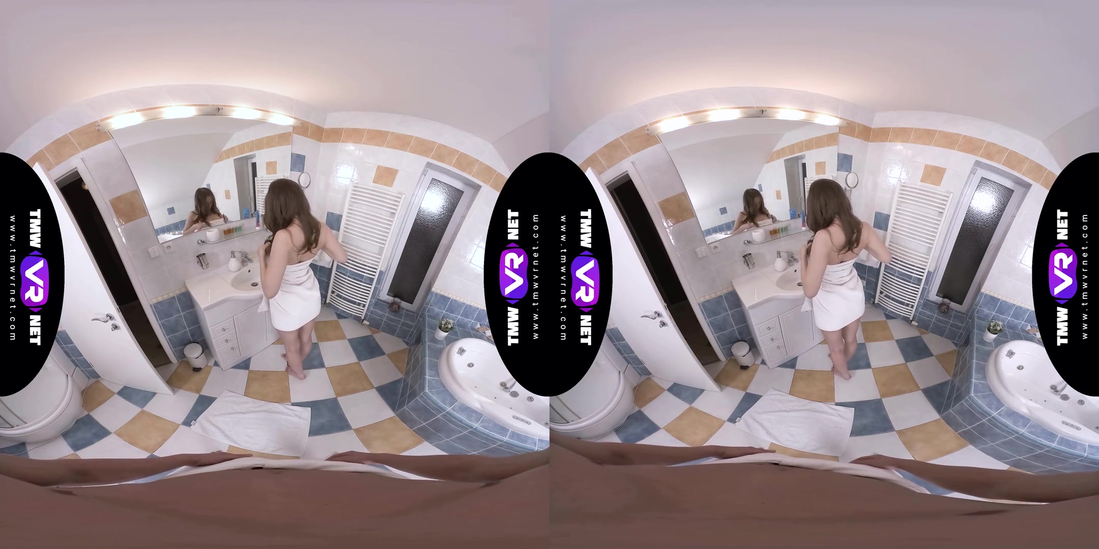 Lina Mercury in Brushing Teeth With Sperm - TmwVRNet