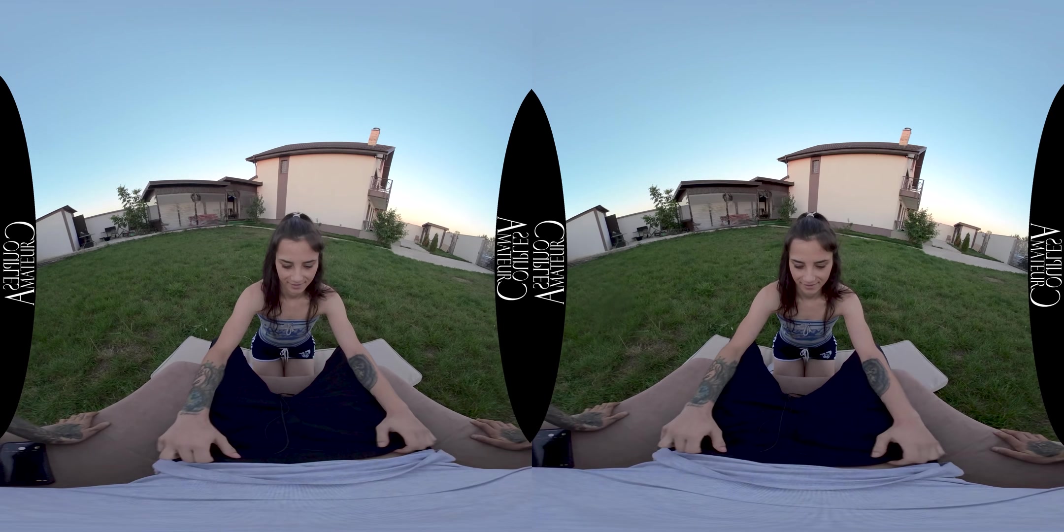 Sun Setting Quick-Fucking Outdoors - AmateurCouplesVR