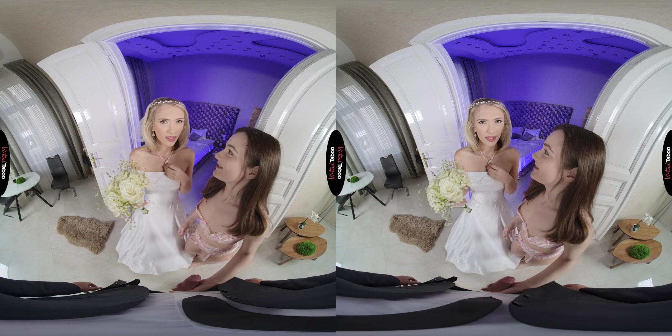 Sky Pierce, Simona Purr VR Porn: We Are One Family Now - VirtualTaboo
